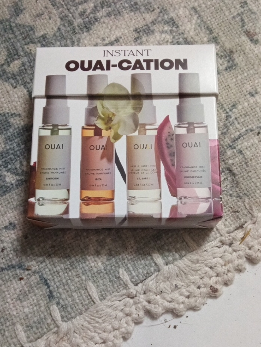 OUAI Multi-Color Instant OUAI-cation Fragrance Mist Set